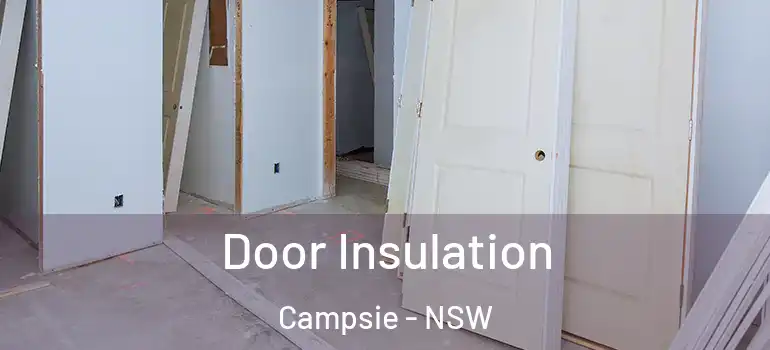 Door Insulation Campsie - NSW