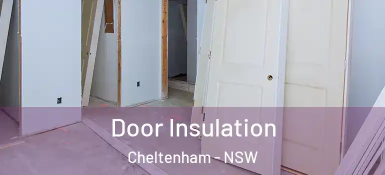 Door Insulation Cheltenham - NSW