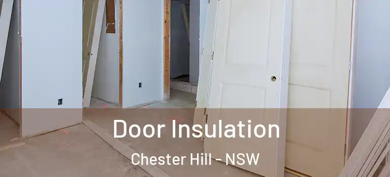 Door Insulation Chester Hill - NSW