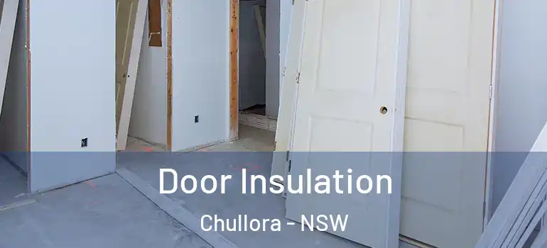 Door Insulation Chullora - NSW