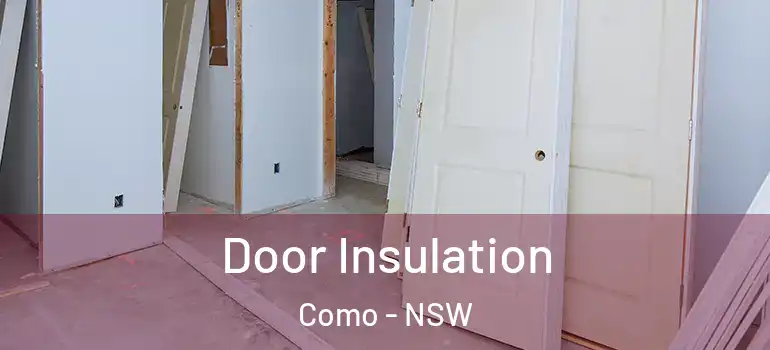 Door Insulation Como - NSW