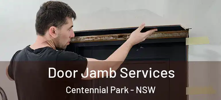  Door Jamb Services Centennial Park - NSW