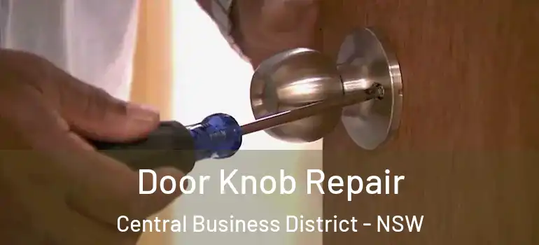 Door Knob Repair Central Business District - NSW