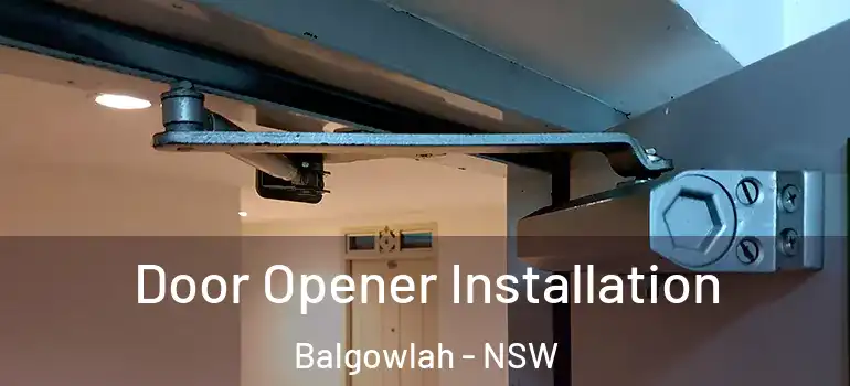 Door Opener Installation Balgowlah - NSW