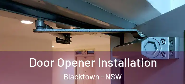  Door Opener Installation Blacktown - NSW