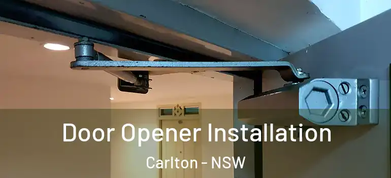 Door Opener Installation Carlton - NSW
