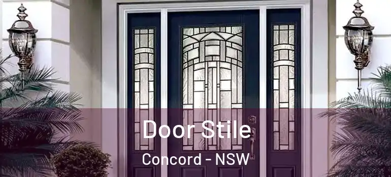 Door Stile Concord - NSW