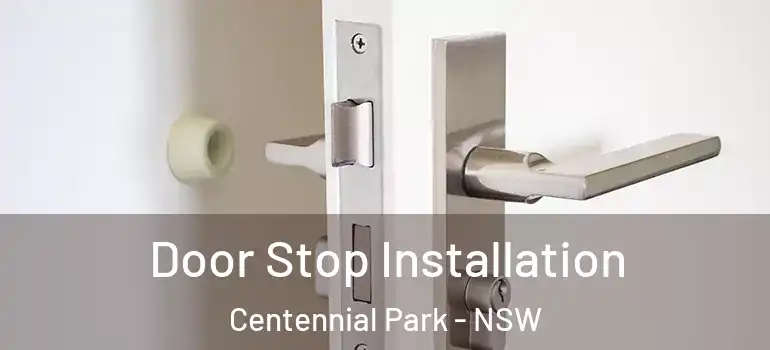  Door Stop Installation Centennial Park - NSW