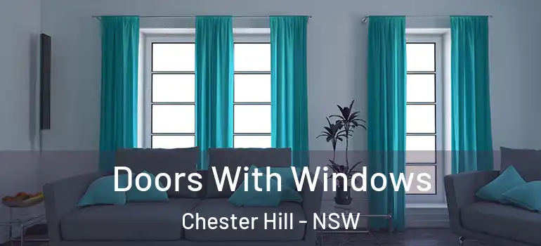 Doors With Windows Chester Hill - NSW