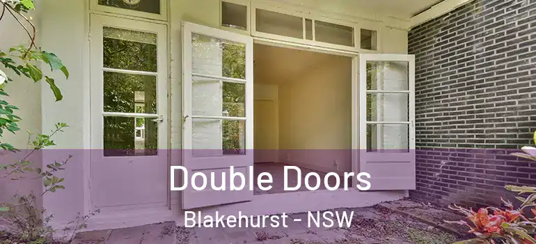 Double Doors Blakehurst - NSW