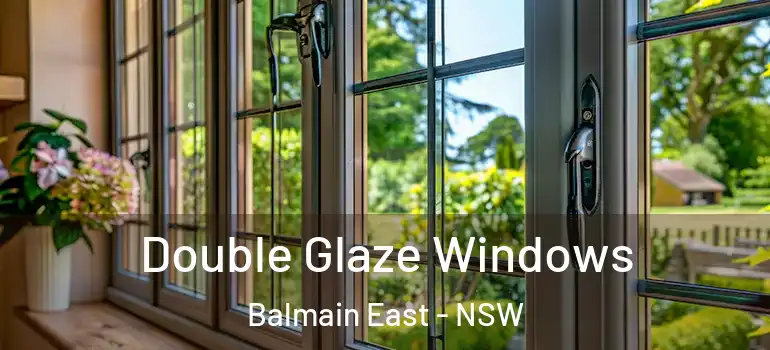 Double Glaze Windows Balmain East - NSW