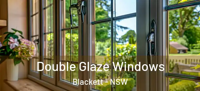 Double Glaze Windows Blackett - NSW