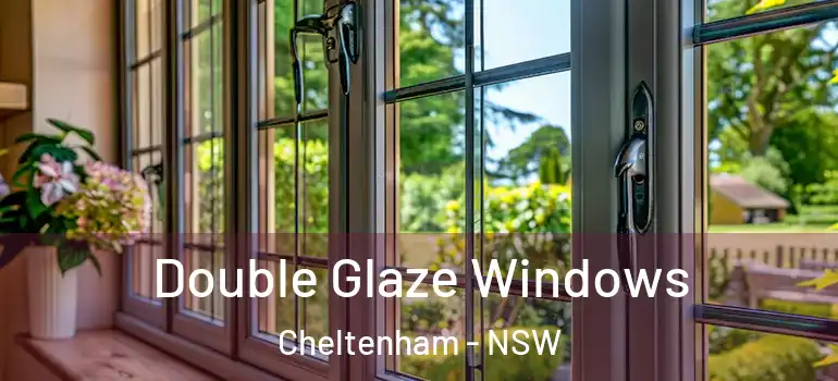 Double Glaze Windows Cheltenham - NSW