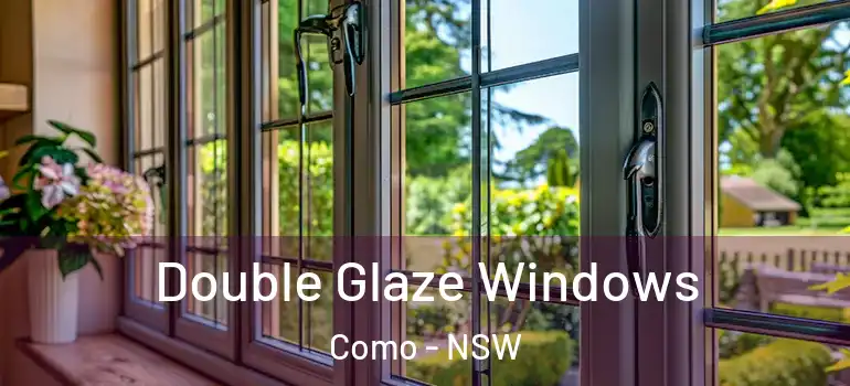 Double Glaze Windows Como - NSW