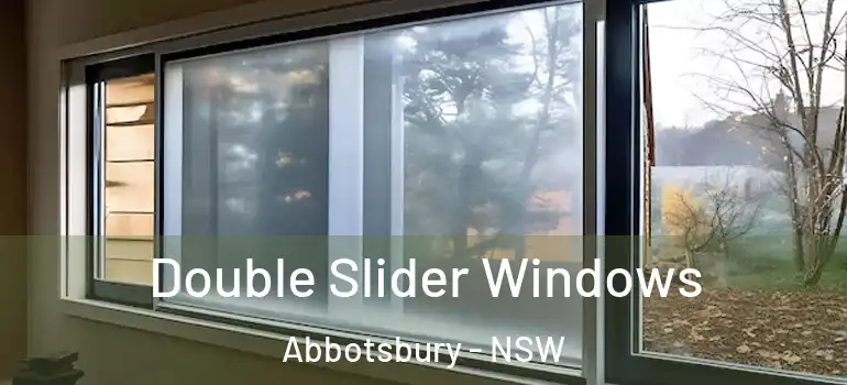 Double Slider Windows Abbotsbury - NSW