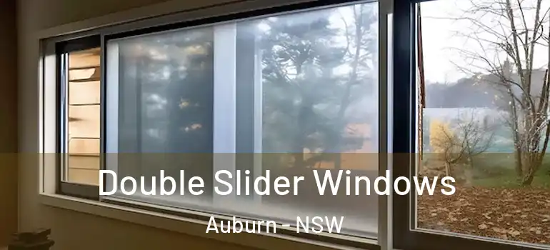 Double Slider Windows Auburn - NSW