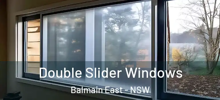 Double Slider Windows Balmain East - NSW