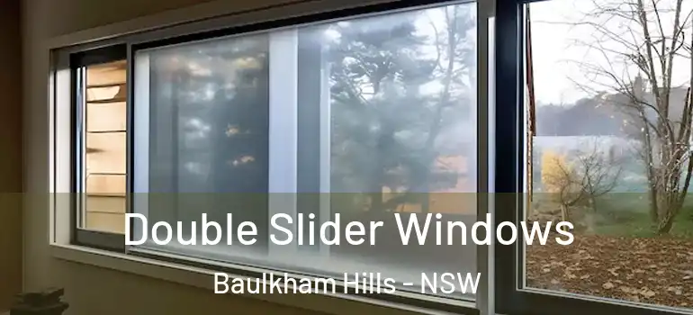 Double Slider Windows Baulkham Hills - NSW