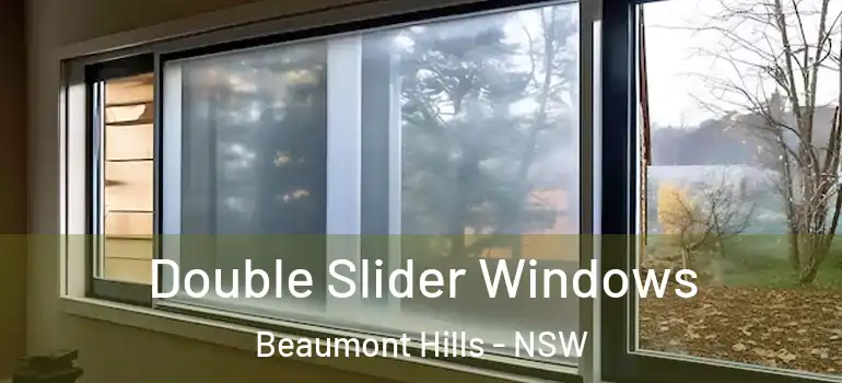 Double Slider Windows Beaumont Hills - NSW