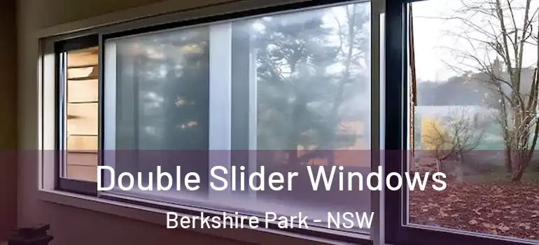 Double Slider Windows Berkshire Park - NSW