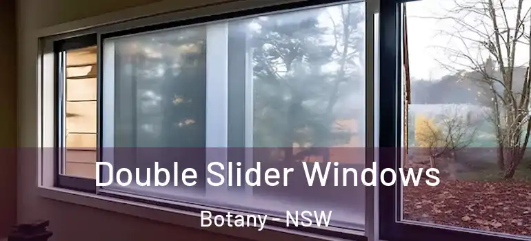 Double Slider Windows Botany - NSW