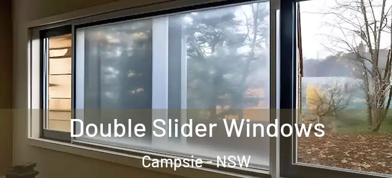 Double Slider Windows Campsie - NSW