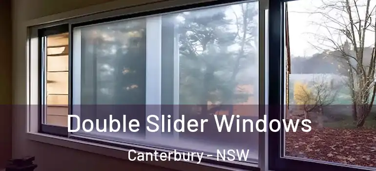 Double Slider Windows Canterbury - NSW