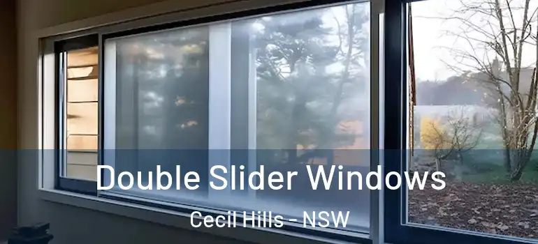Double Slider Windows Cecil Hills - NSW