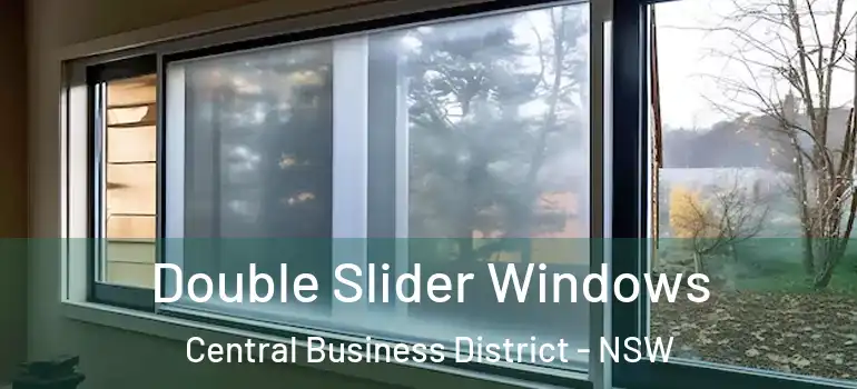 Double Slider Windows Central Business District - NSW