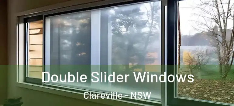 Double Slider Windows Clareville - NSW