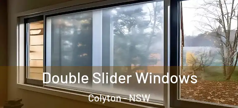Double Slider Windows Colyton - NSW
