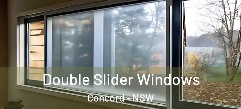 Double Slider Windows Concord - NSW
