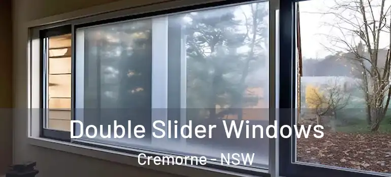Double Slider Windows Cremorne - NSW