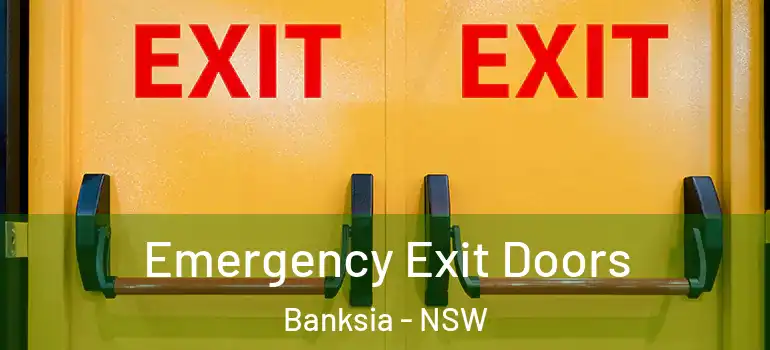 Emergency Exit Doors Banksia - NSW