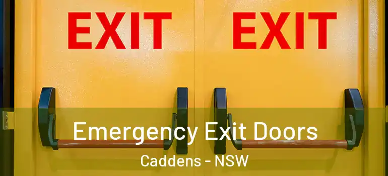 Emergency Exit Doors Caddens - NSW