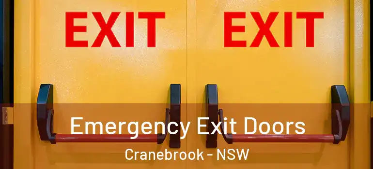 Emergency Exit Doors Cranebrook - NSW