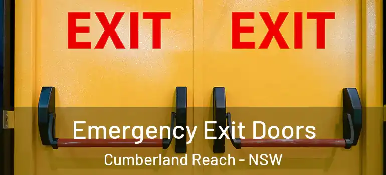 Emergency Exit Doors Cumberland Reach - NSW