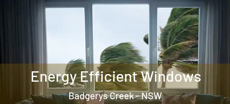 Energy Efficient Windows Badgerys Creek - NSW