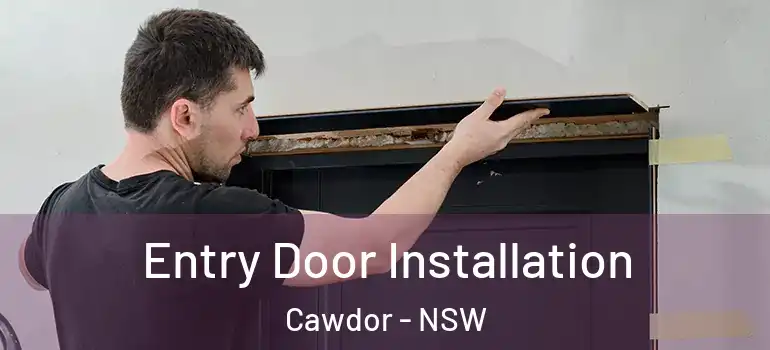 Entry Door Installation Cawdor - NSW