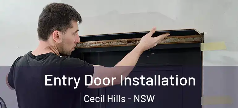 Entry Door Installation Cecil Hills - NSW