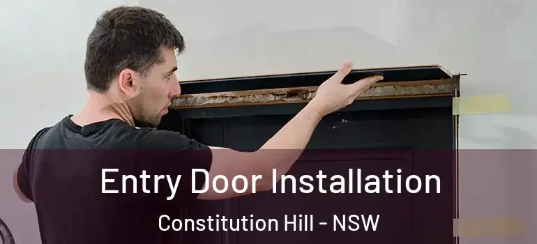  Entry Door Installation Constitution Hill - NSW