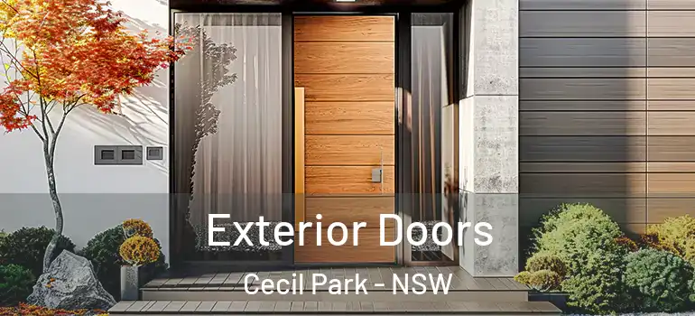Exterior Doors Cecil Park - NSW