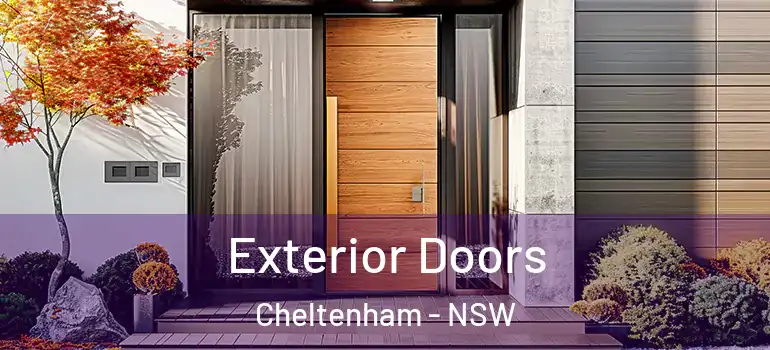 Exterior Doors Cheltenham - NSW