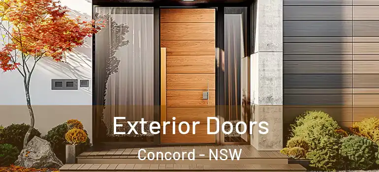  Exterior Doors Concord - NSW