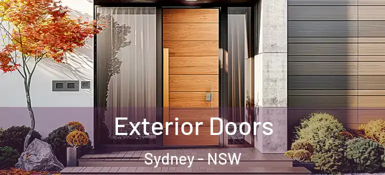 Exterior Doors Sydney - NSW