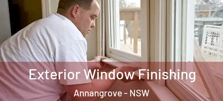 Exterior Window Finishing Annangrove - NSW
