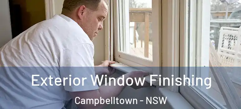 Exterior Window Finishing Campbelltown - NSW