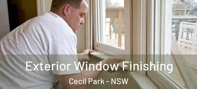 Exterior Window Finishing Cecil Park - NSW