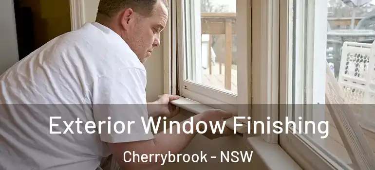  Exterior Window Finishing Cherrybrook - NSW