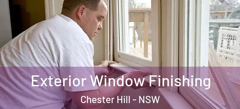 Exterior Window Finishing Chester Hill - NSW